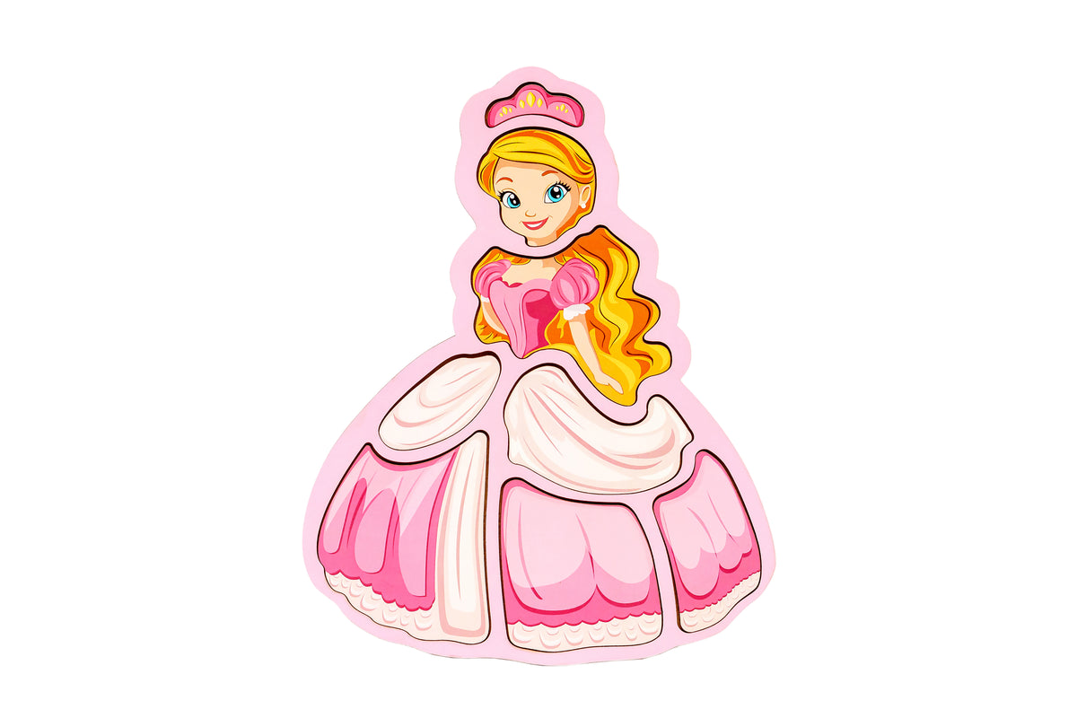 Wooden Princess Puzzle 4+ | 8 Pieces
