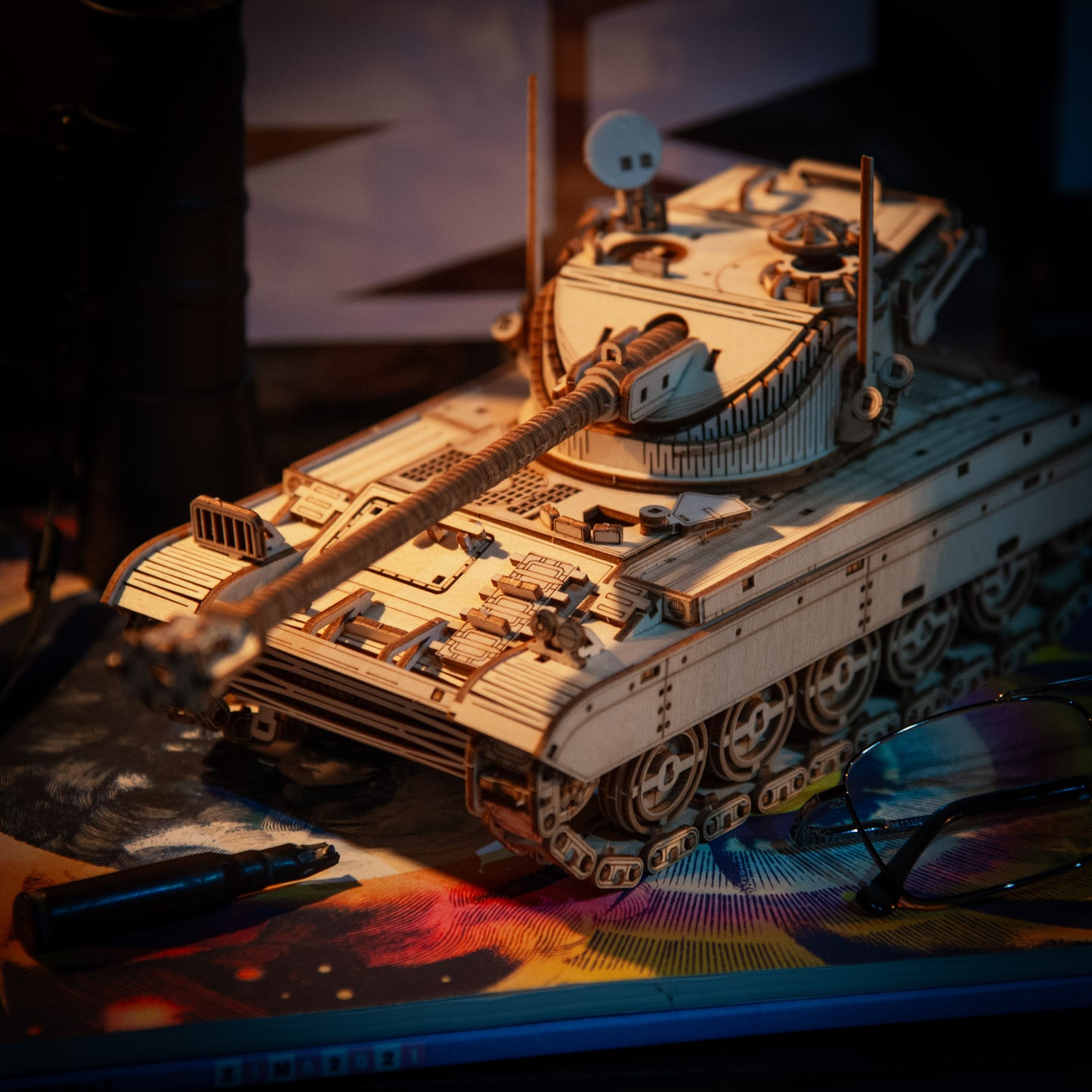 World of Tanks - 3D Wooden puzzle - AMX 13 105