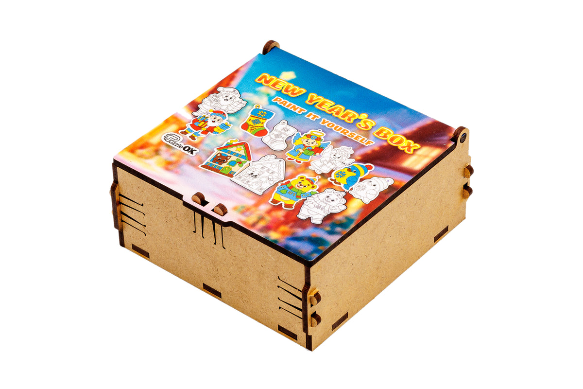 New Year's Box "Paint It Yourself"