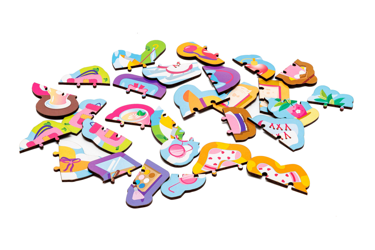 Wooden Magnetic Color Puzzle 4+ | 24 Pieces