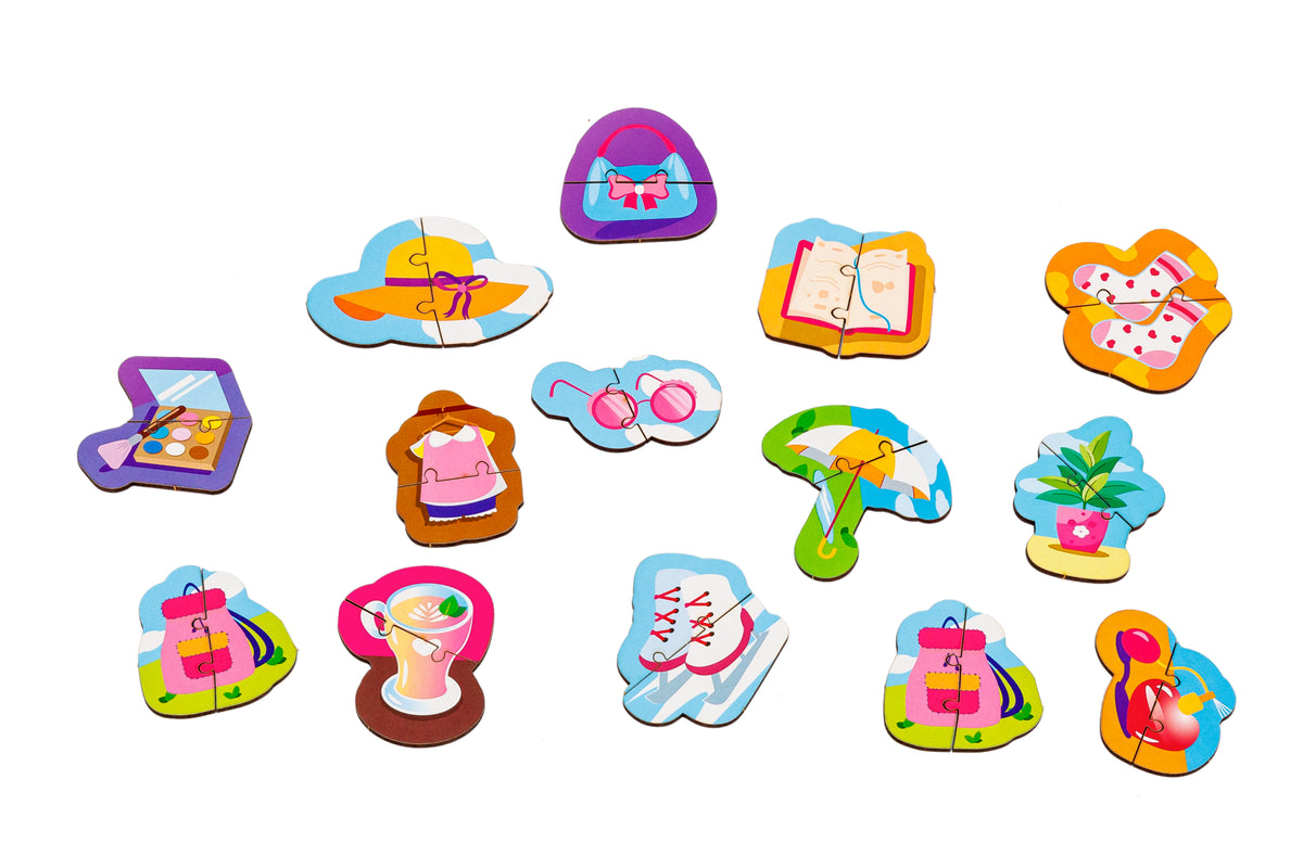 Wooden Magnetic Color Puzzle 4+ | 24 Pieces