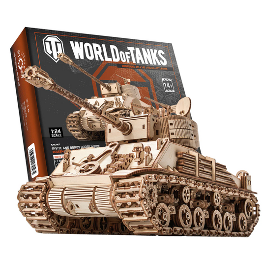 World of Tanks - 3D Wooden puzzle - M4A3E8 Sherman