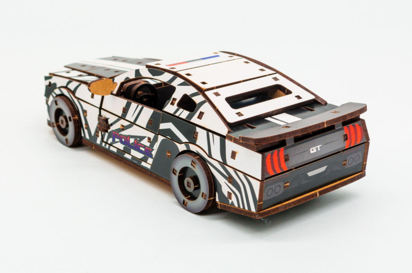 PuzzleOk - Muscle Car GT White