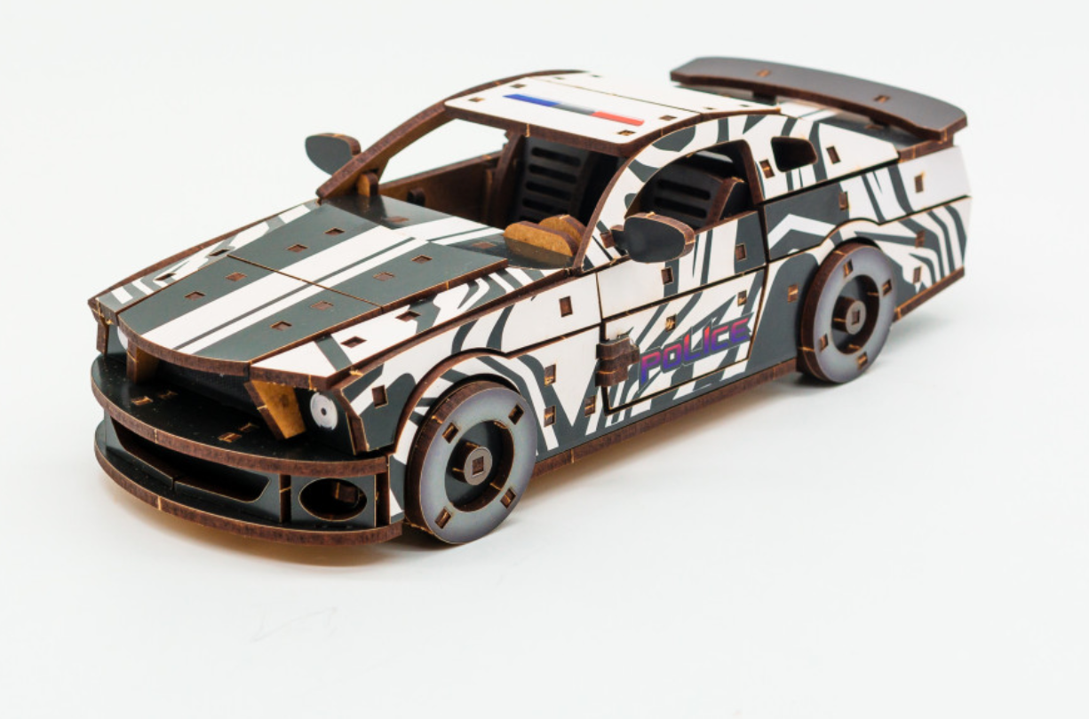 PuzzleOk - Muscle Car GT White