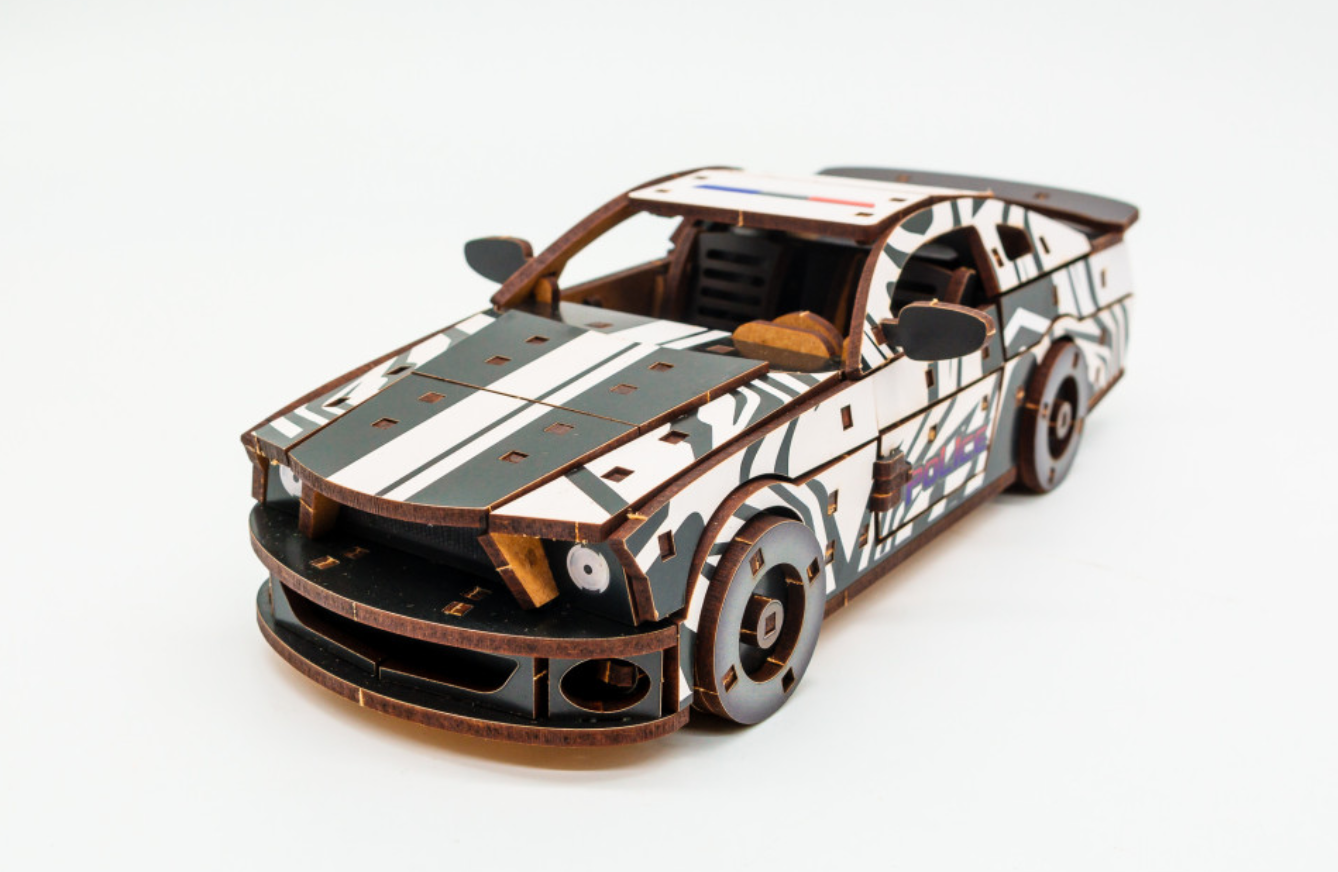 PuzzleOk - Muscle Car GT White