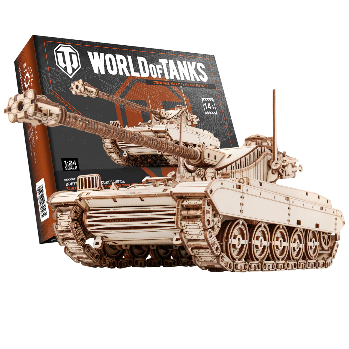 World of Tanks - 3D Wooden puzzle - AMX 13 105