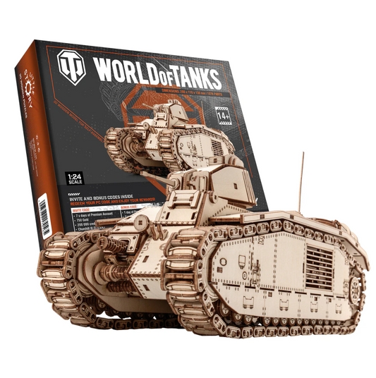 World of Tanks - 3D Wooden puzzle - Char B1