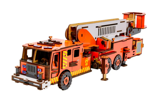 Fire Engine – Wooden 3D Model Kit