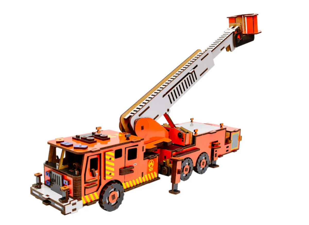 Fire Engine – Wooden 3D Model Kit