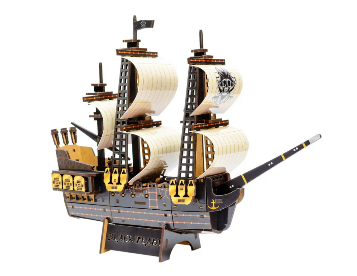 Pirate Ship – Wooden 3D Model Kit