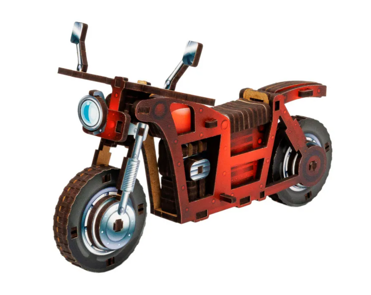 Turbo Bike – Wooden 3D Mini Model Kit