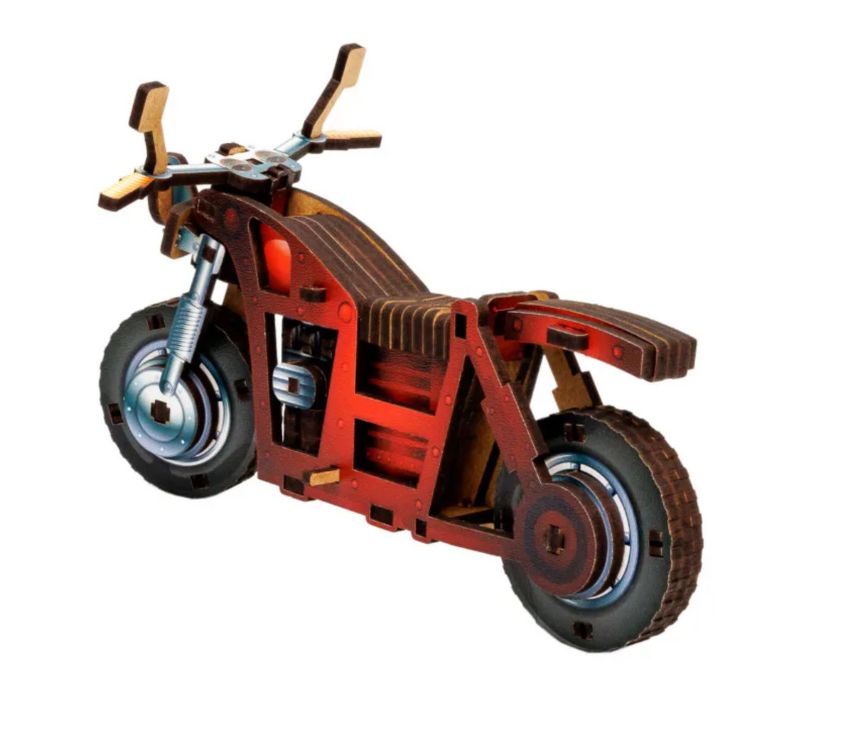 Turbo Bike – Wooden 3D Mini Model Kit