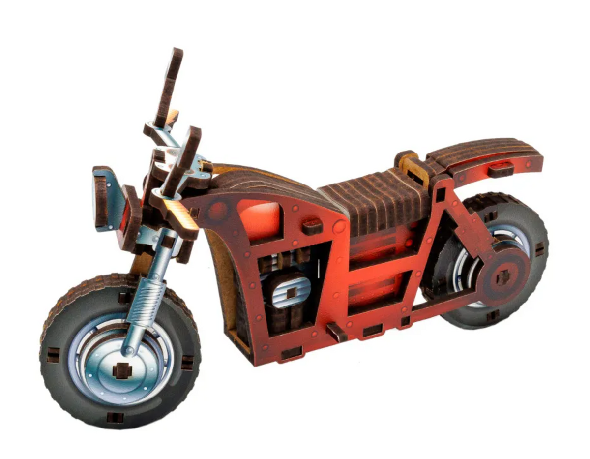 Turbo Bike – Wooden 3D Mini Model Kit