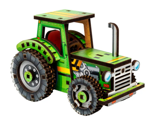 Turbo Tractor – Wooden 3D Mini Model Kit