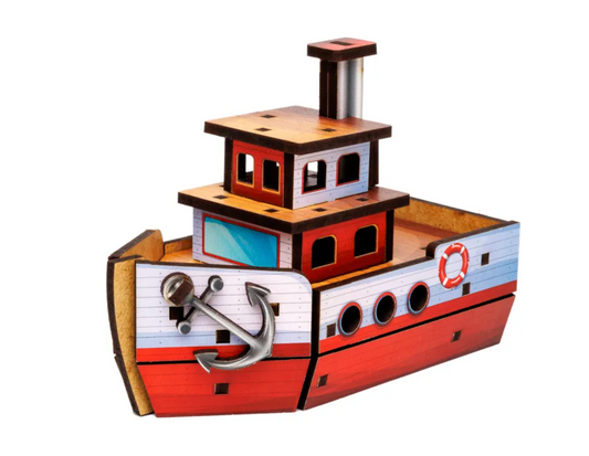 Turbo Ship – Wooden 3D Mini Model Kit