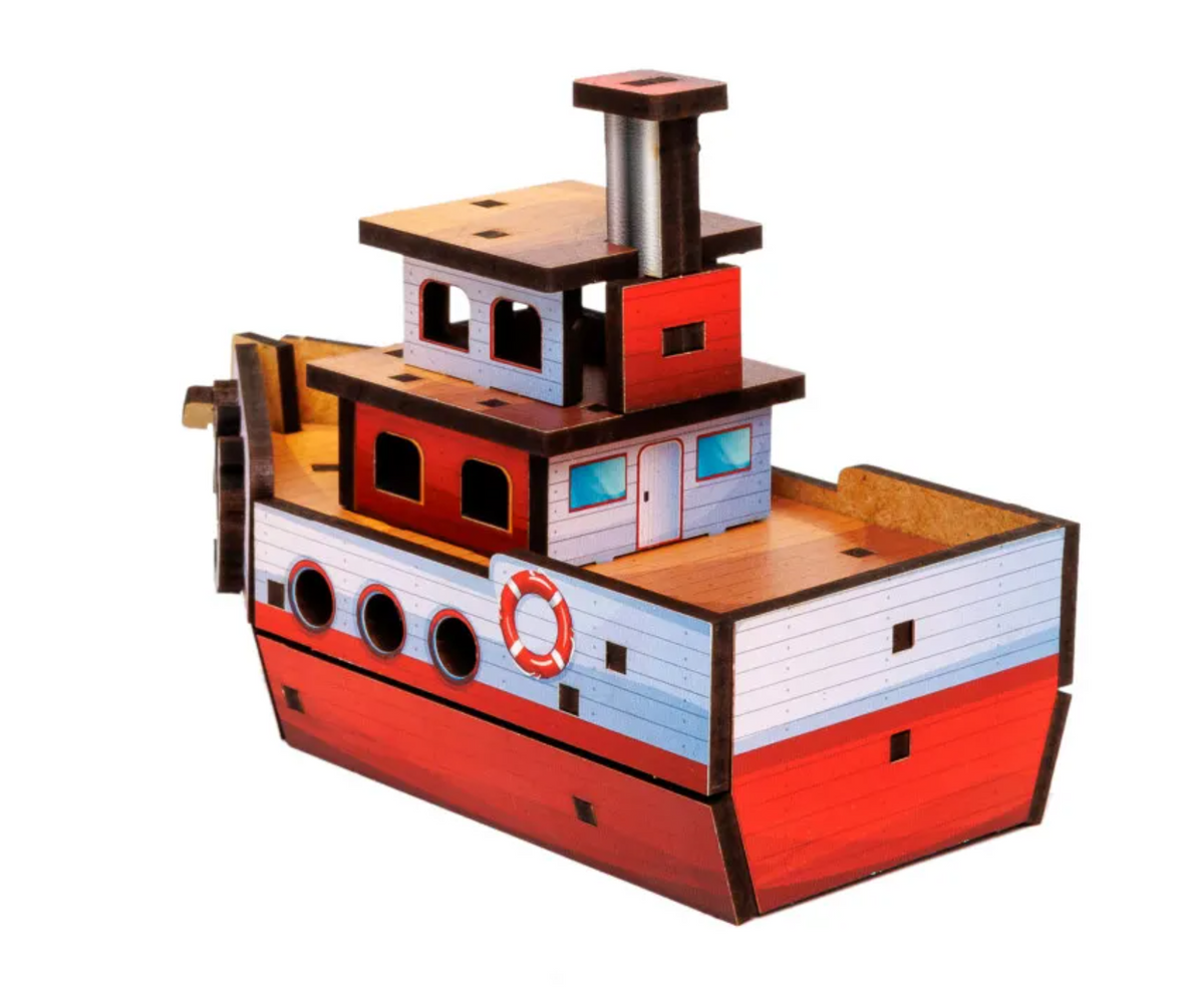 Turbo Ship – Wooden 3D Mini Model Kit