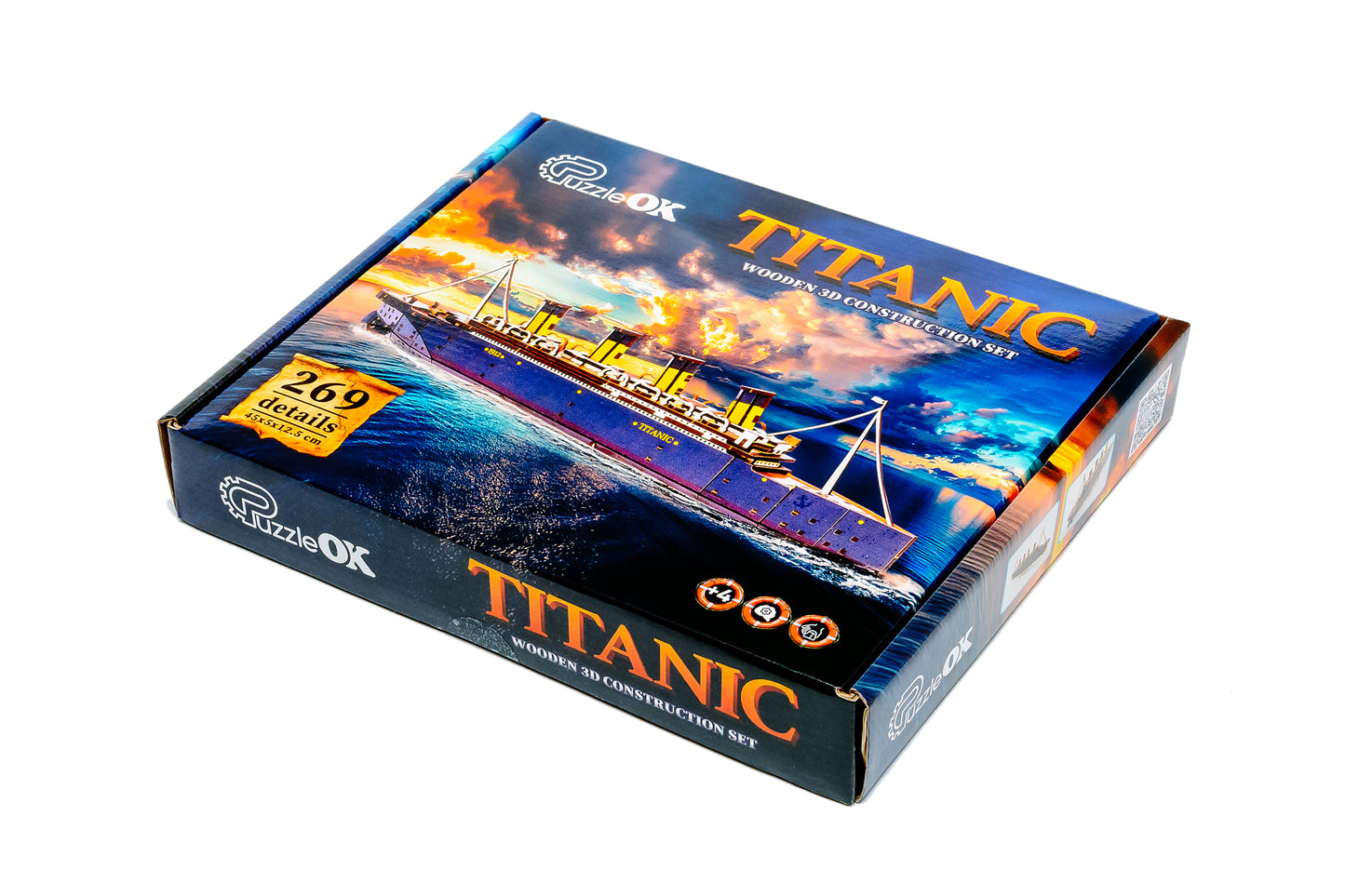 RMS Titanic – Wooden 3D Model Kit (269 Pieces)