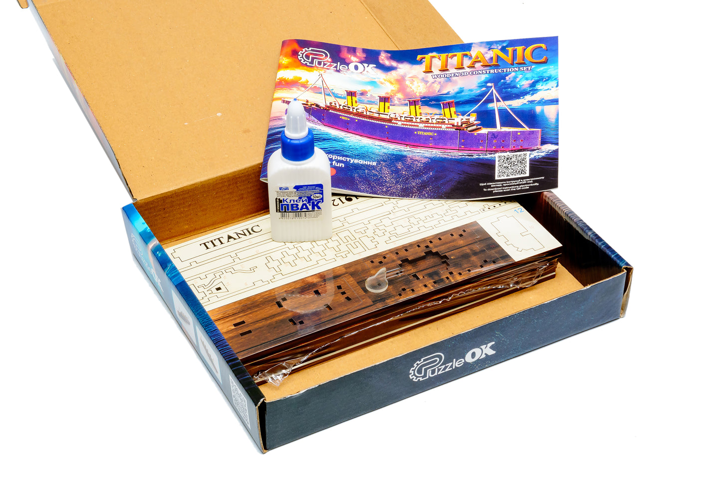 RMS Titanic – Wooden 3D Model Kit (269 Pieces)