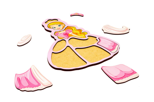 Wooden Princess Puzzle 4+ | 8 Pieces