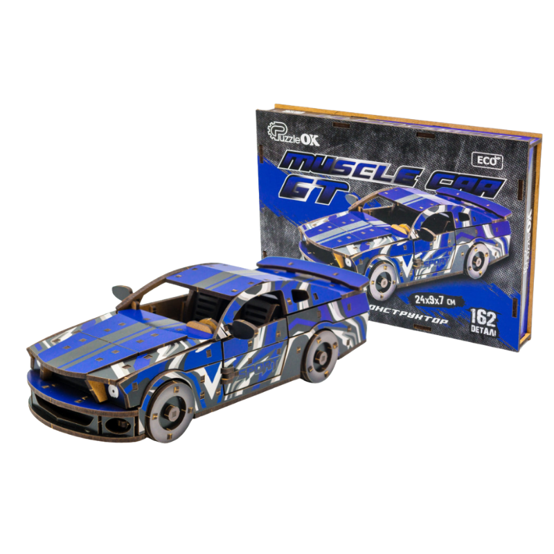 PuzzleOk - Muscle Car GT Blue