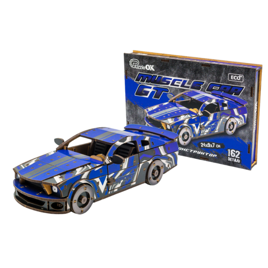 PuzzleOk - Muscle Car GT Blue